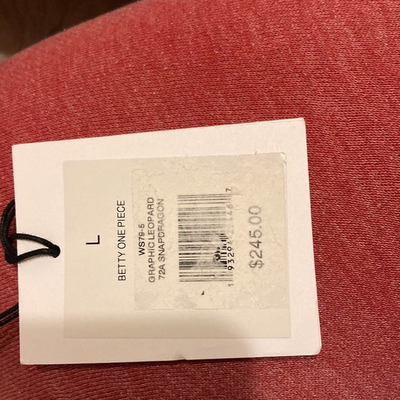 Onia Betty Cut Out One Piece Leopard Swimsuit - Picture 3 of 3